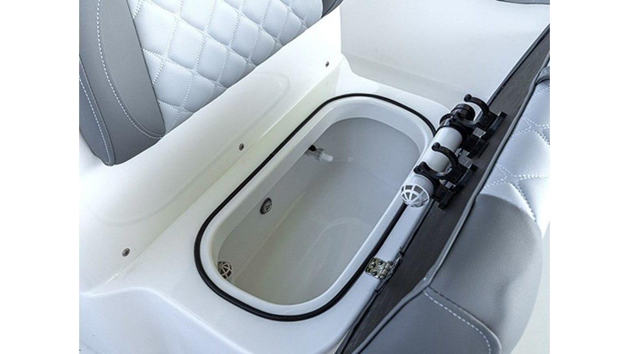Forward Console Storage Bin