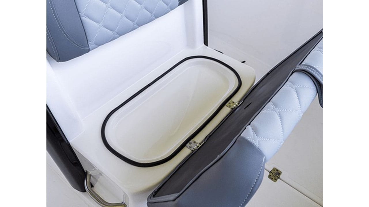 Forward Seating Storage