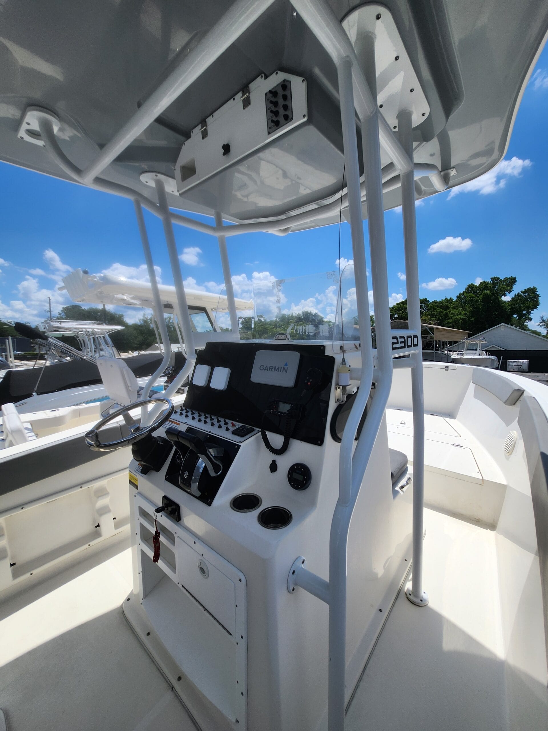 Helm Console Side View